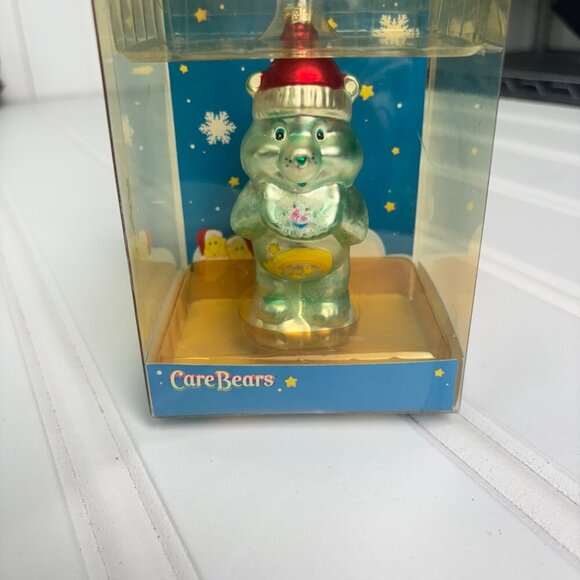 Care Bears Glass Ornament Wish Bear Christmas Decor Original Packaging Vintage - Picture 2 of 7